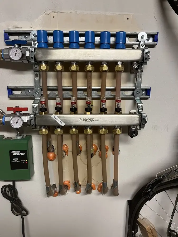 Plumber performing Leak Detection at a residential property in Childress